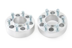 Ford F-150 Wheel Spacers - Rough Country - 2 Inch, 6x135, Aluminum, Corrosion Resistant - '15-'25 Ford F-150 Wheel Spacers - Rough Country - 2 Inch, 6x135, Aluminum, Corrosion Resistant - '15-'25